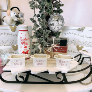 Ceramic Christmas Snack Pots